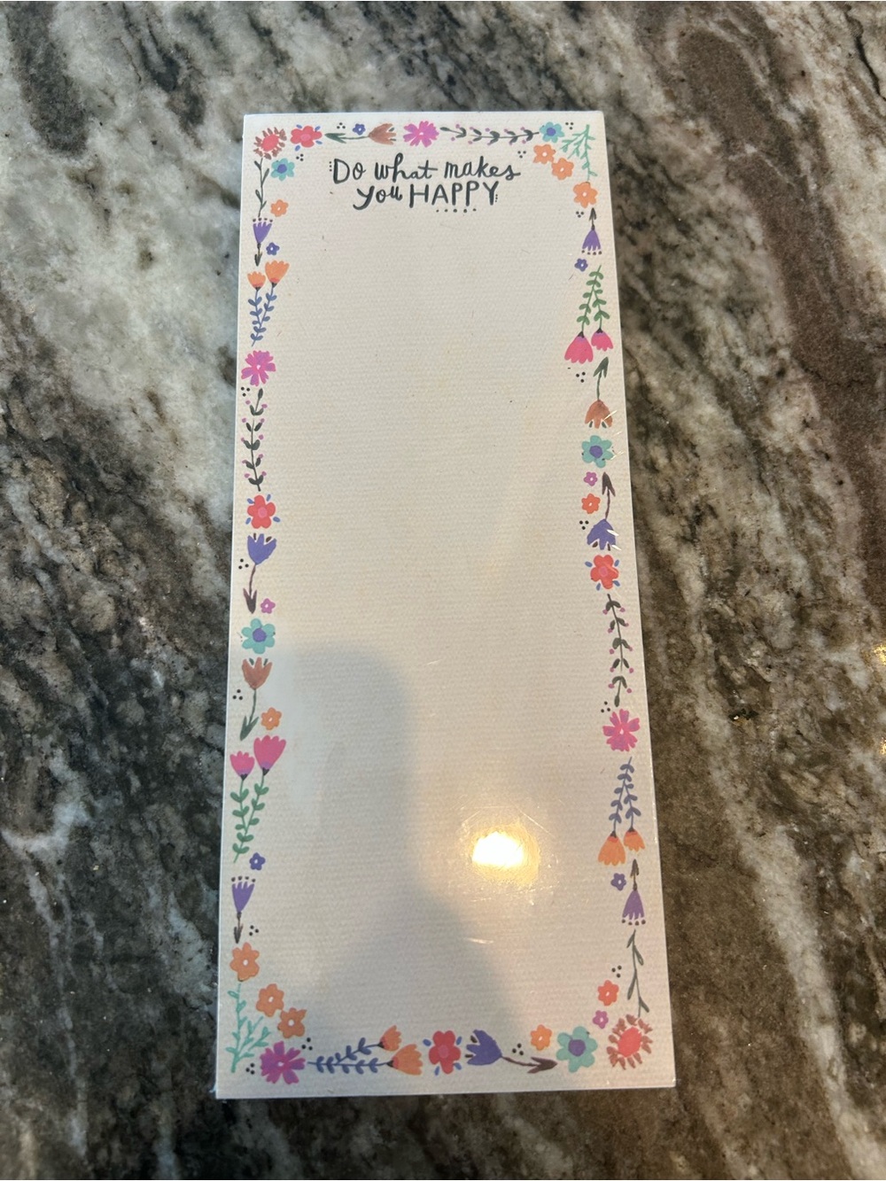 NATURAL LIFE BNWT Inspirational magnetic Notepad